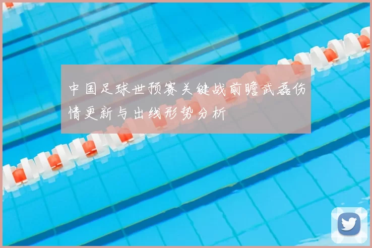 中国足球世预赛关键战前瞻武磊伤情更新与出线形势分析