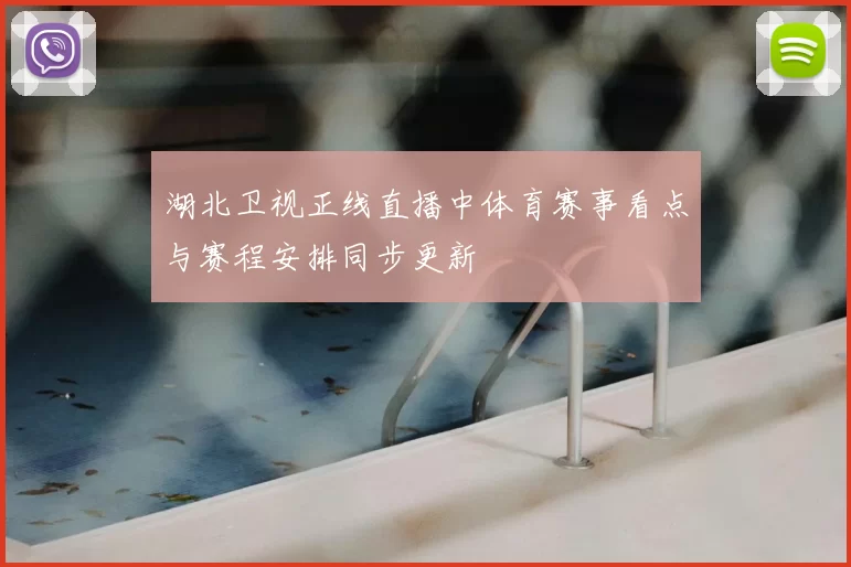 湖北卫视正线直播中体育赛事看点与赛程安排同步更新
